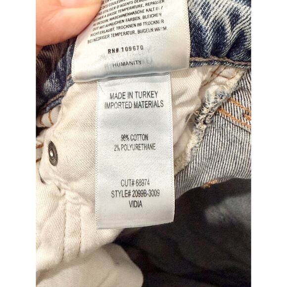 Citizens Of Humanity Vidia Mid Rise Bootcut Ankle Jeans Saga Blue Womens Size 24 - Picture 6 of 6